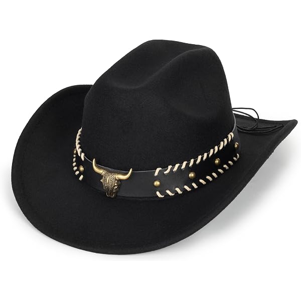 Classic Western-Cowboy-Hat Men Womens Wide Brim Cowgirl Hats  display picture 1