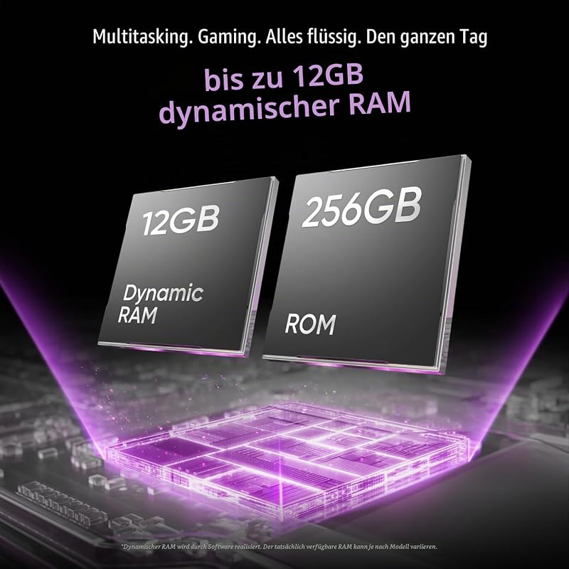 P4 Lite 4G Smartphone, 4GB+256GB, 6,8 Zoll 120Hz HD LCD-Display, 6600mAh Titan-Akku, 15W Ladung, 6W Rückladung, IP64 Staub- und wasserdicht, Next KI-System, Titan-Grau (Ohne Ladegerät)