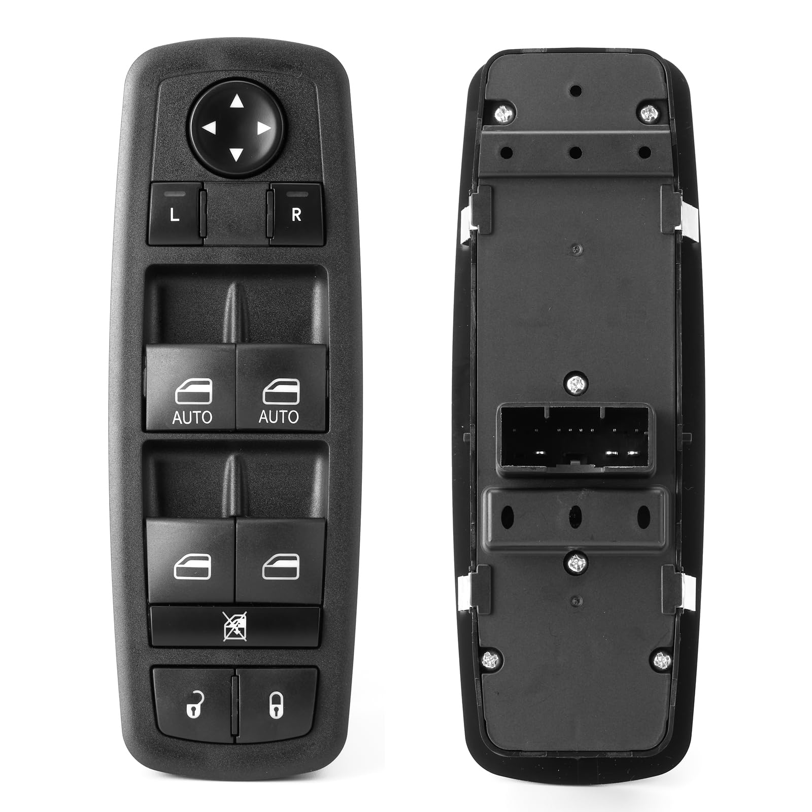 Photo 1 of Master Power Window Switch Driver Side for 2012-2014 Chrysle 300 2012-2019 Dodge Journey 2013-2014 Dodge Charger Door Lock Switch Control Button Assembly Front Left, 68139805AA 68139805AB 68139805AC