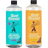 Aunt Fannie's Bundle: Floor Cleaner Vinegar Wash (Lavender) + Hardwood Floor Cleaner (Lemon)