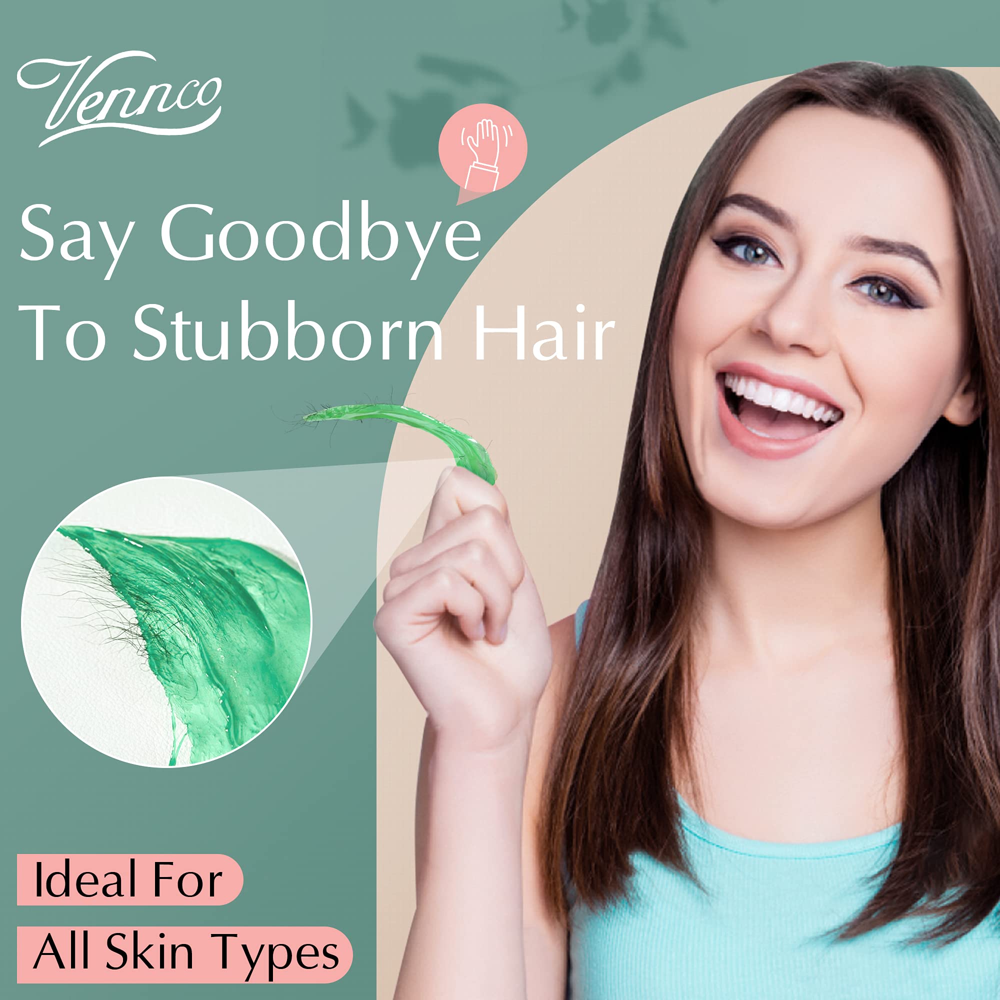 2.5lb Aloe Wax Beads - Hard Wax Beans for Coarse Hair Removal, Gentle Large Refill for Wax Warmer Kit, At-Home & Professional Smooth Waxing for Sensitive Skin Brazilian Bikini Face Eyebrow Leg