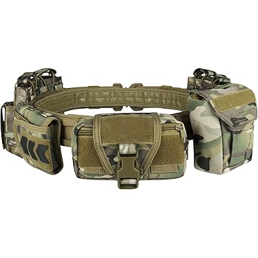 Cheap Tactical Battle Belt Set Airsoft Molle Belt Slim War Belt Hunting