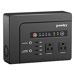 Powkey Portable Power Station 200W, 146Wh Portable