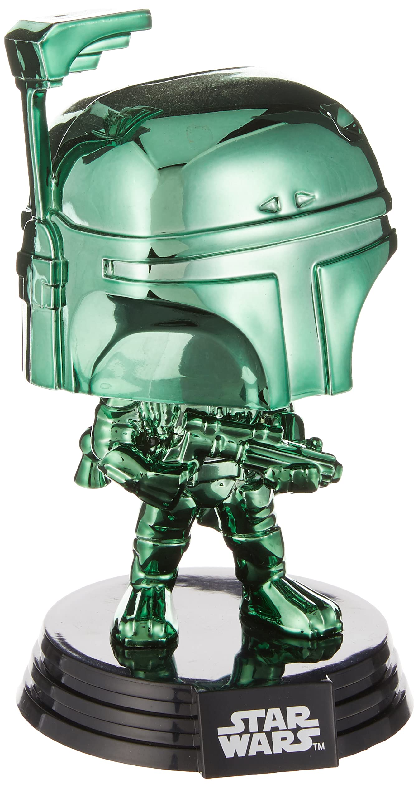 POP Funko Disney: Star Wars - Boba Fett (Green Chrome) Summer Convention, Amazon Exclusive