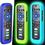 3 Pack Remote Case for Roku, Battery Cover for TCL