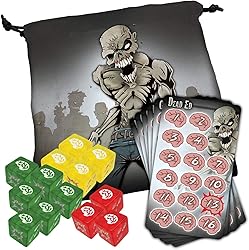 Zombie Dice Deluxe Dice Game, Adults and