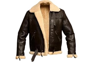 Men’s B3 Bomber Jackets Over Collar Leather Jacket Vintage Bomber Jackets Winter