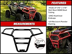 SuperATV Front Bumper for 2014+ Polaris RZR XP/XP 4