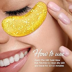 MAREE 24k Gold Under Eye Gels for Dark Circles and
