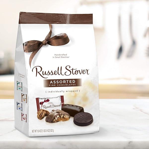 RUSSELL STOVER ASSORTED CHOCOLATES, 18.4 OUNCE BAG