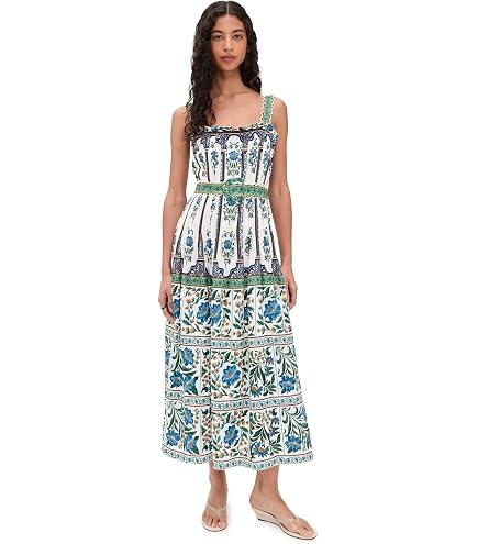 FARM Rio Women's Beauty Bouquet Floral Mini Dress (US, Alpha, Medium, Regular, Regular, Blue) at Amazon Women's Clothing store