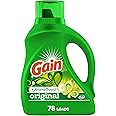 Gain + Aroma Boost Liquid Laundry Detergent, Original Scent, 78 Loads, 113 fl oz, HE Compatible