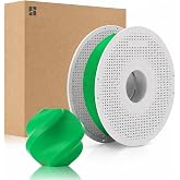 250g Bamboo Lab Original PLA 3D Printer Filament with Spool 1.75mm Green | Green 10501, High-Speed Printing Compatible with Bambu Lab X1,P1,A1,H2 AMS, Tangle-Free, Universal FDM Printer Filament