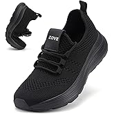 ZOVE Wide Toe Box Shoes Women Extra Wide Width Sneakers Ultra Light Road Running Shoes Non-Slip Tennis Sneakers Breathable Walking Athletic