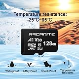 ARCANITE 2-Pack 128GB microSDXC A1 U3 V30 4K Memory Card - 90MB/s Read view 3