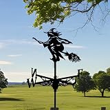 Noaya Stainless Steel Weather Vane Garden Spinner Weathervane Easy Install view 6