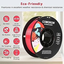 Comgrow PETG 3D Printer Filament 1.75mm, High