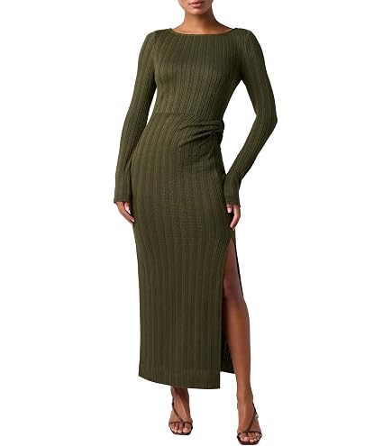 lulus sweater dress Reggie Knit Midi Dress, Blue Multi, Extra Small A-line Dress Sewing Pattern neckline and long fitted manderin US Sizes:8 Men's = 9.5 Women's