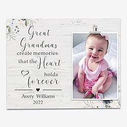 FDFHOME Personalized Grandma Picture Frame, Grandma