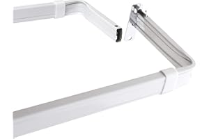 Rod Desyne Lockseam 3-Inch Clearance Window Curtain Rod Set, 28 to 48-Inch