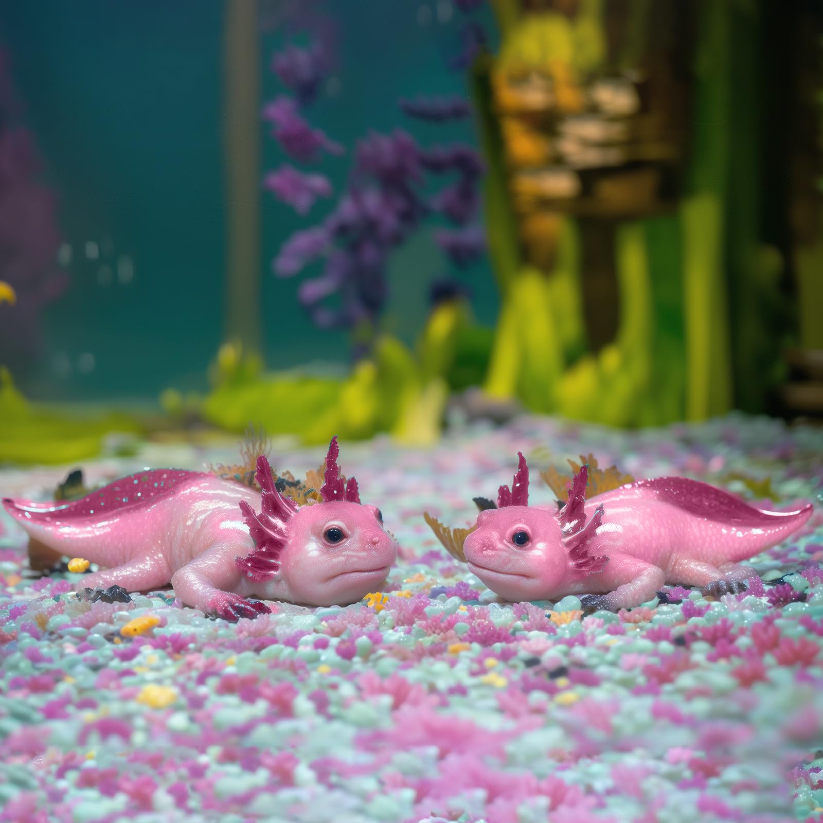 Let's Resin Large Axolotl Resin Molds Silicone, 3D Detailed Animal Silicone Molds, Flexible Effortless Demoldable Epoxy Resin Molds, Thickened Deep Epoxy Molds for Art Crafts, Gift, and Home Decor