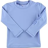 RUGGEDBUTTS® Baby/Toddler Boys Long Sleeve Rash Guard Swim Shirt w/UPF 50+