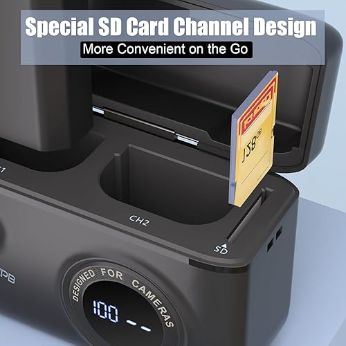 JYJZPB Pack NP-FZ100 Batteries and Fast Battery Charger