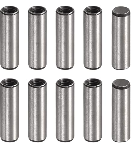Uxcell 5Pcs 8mm X 20mm Dowel Pin 304 Stainless Steel Cylindrical