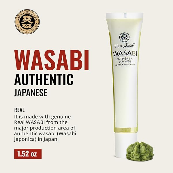 MUSO FROM JAPAN – REAL WASABI – AUTHENTIC FLAVOR, VEGAN AND GLUTEN-FREE – 1.52 OUNCE