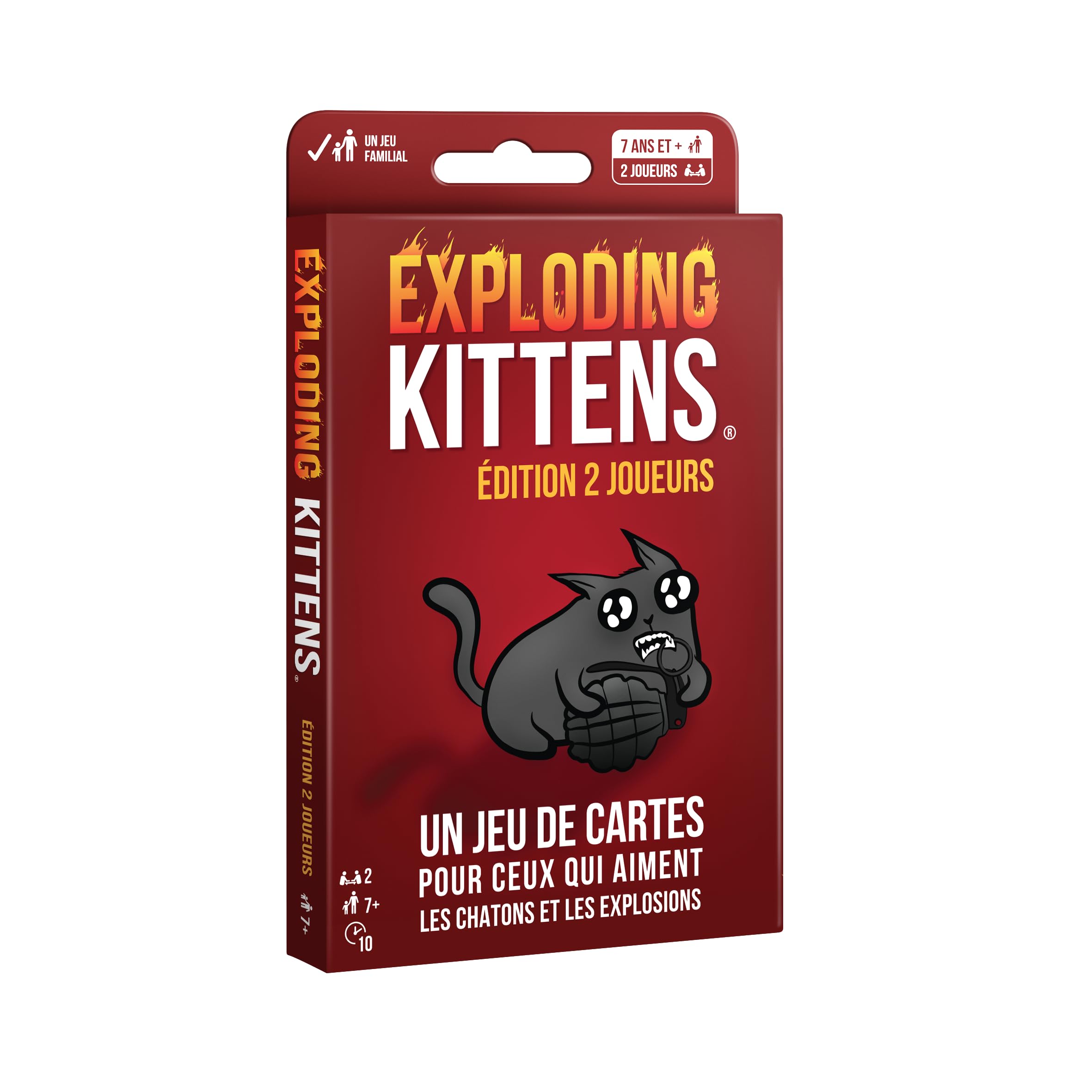 Exploding Kittens 2 Joueurs - Asmodee - Jeu de société