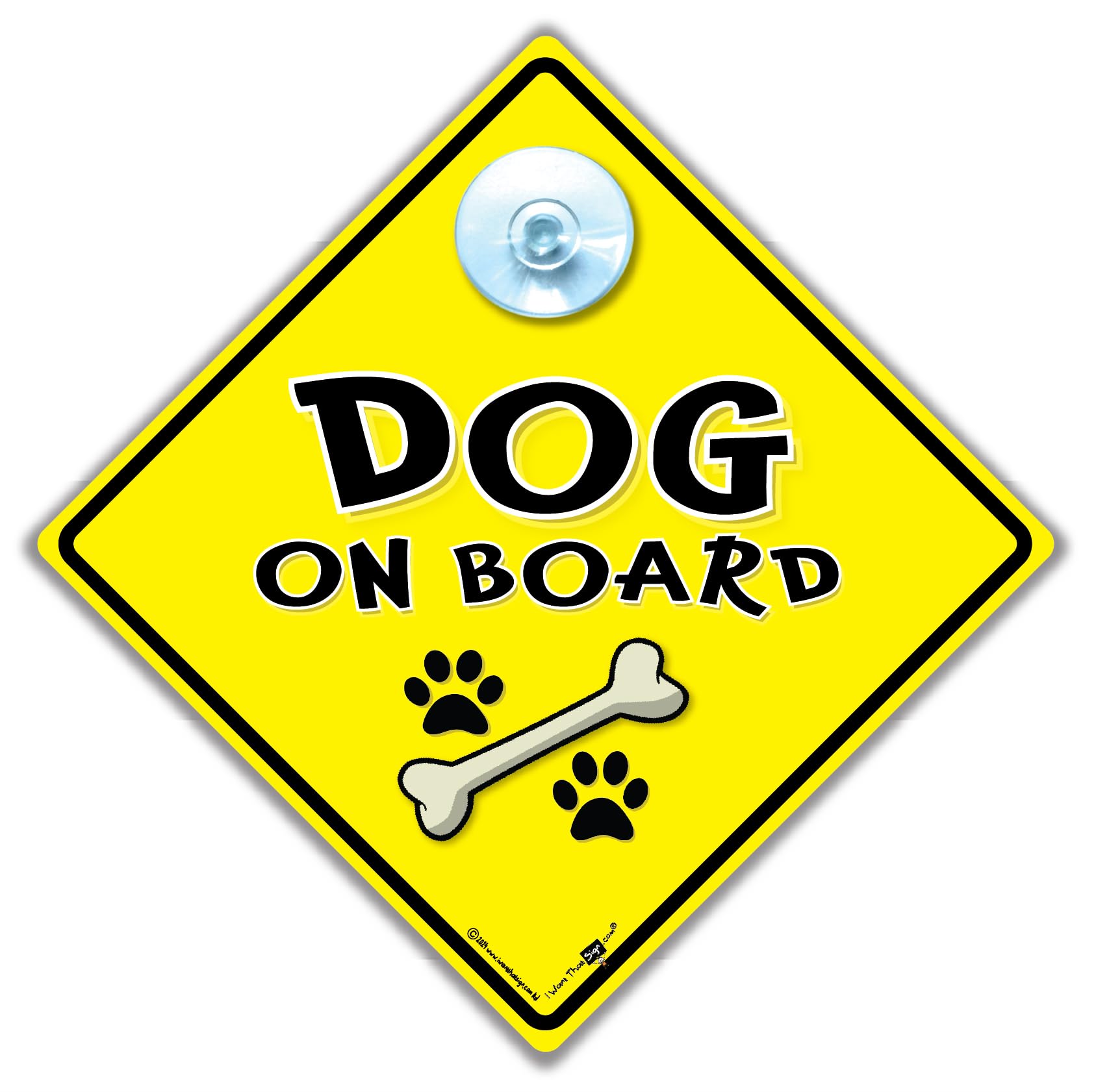 Dog on Board Car Sign, Dog On Board, Dog Car Sign