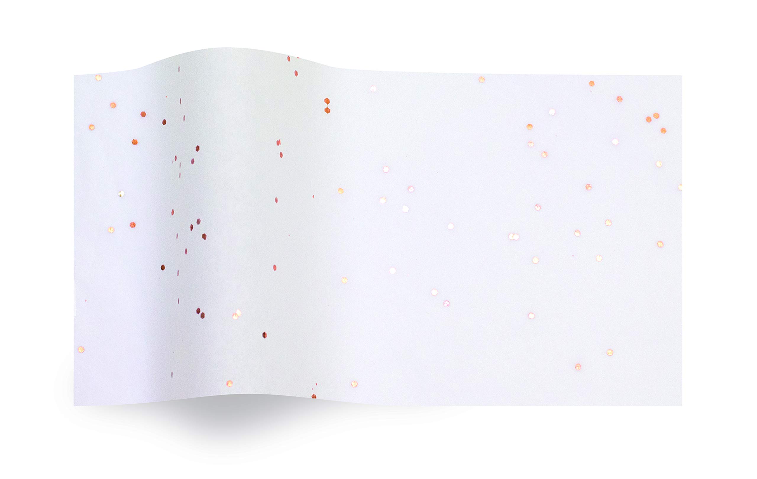 Suttons wrap Luxury Tissue Wrapping Paper Rose Gold on White Gemstone 5 Sheet, PTIS.383