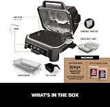Ninja Woodfire Pro XL Electric BBQ Grill & Smoker 4 in 1 Grey/Black view 3