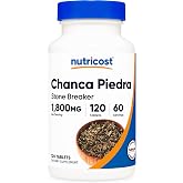 Nutricost Chanca Piedra Extract 1800mg, 120 Tablets, 60 Servings, GMO-Free | Stone Breaker