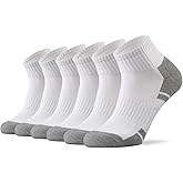 Ortis Low Cut Quarter Socks for Men Cotton Cushion Moisture Wicking Mesh Ventilating Running Training
