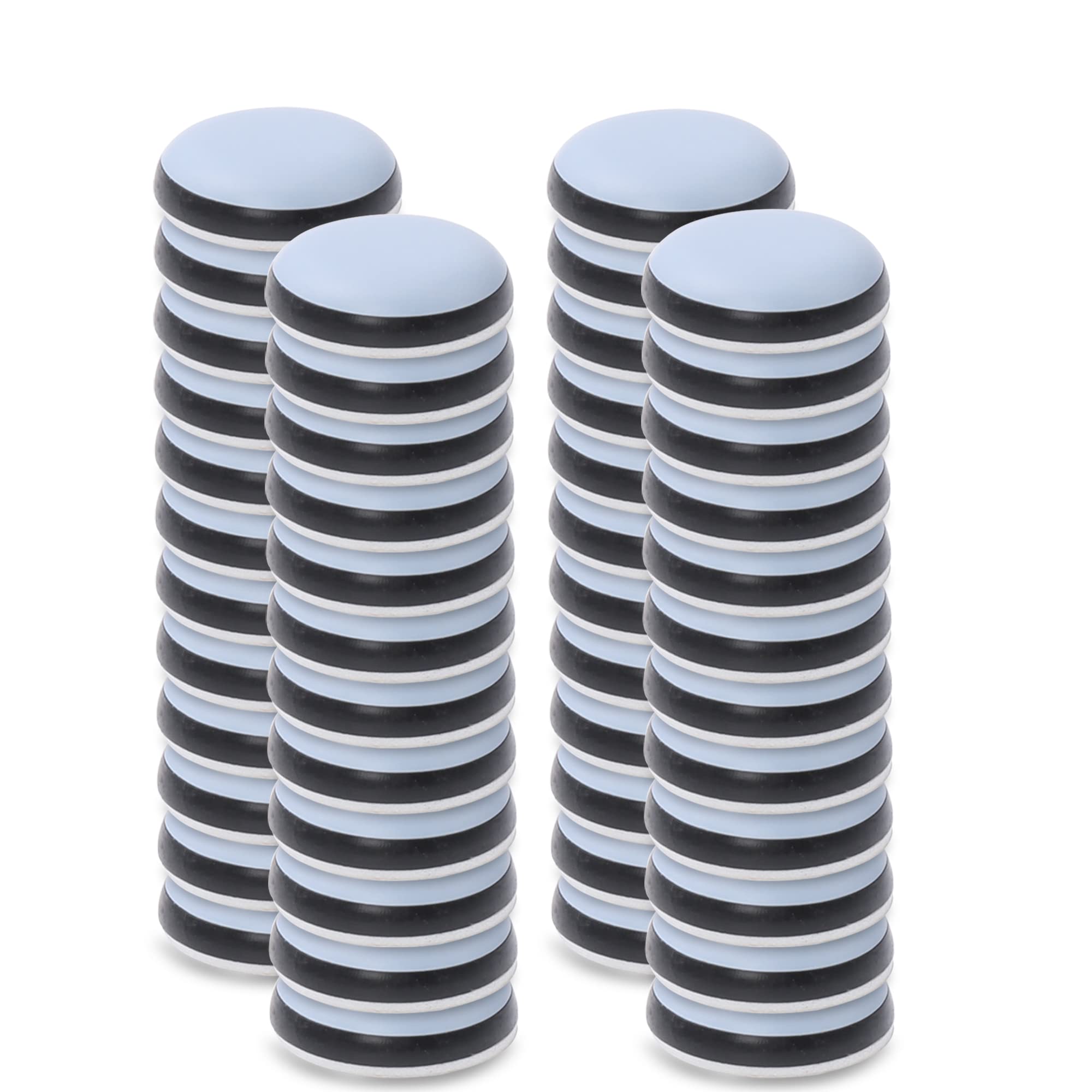 Hasware Furniture Sliders 48 Pcs,Heavy Movers,Furniture Moving Kit for Hard Floor Surfaces Felt Pads (48, Φ 25mm)