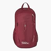 Eddie Bauer Stowaway Packable Backpack | Travel | Outdoor | Lightweight | Foldable | Durable | Ripstop Polyester | 20L - Black Cherry