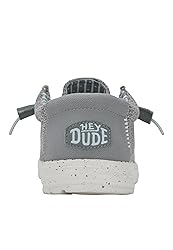 Hey Dude Wally Stretch Sox Grey Size 10, Men’s