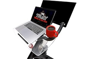 TFD The Tray | Compatible with Peloton Bikes (Original Models), Made in The USA, Laptop & Desk Tray Holder | Designed with Pr