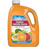 Sunberry Farms POG 128oz &ndash; Passion Orange Guava Tropical Juice, Real Fruit Nectar, No Artificial Flavors or Colors, Family-Size 1 Gallon Bottle
