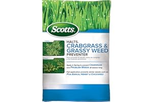 Scotts Halts Crabgrass & Grassy Weed Preventer, Pre-Emergent Weed Killer for Lawns, 10,000 sq. ft., 20.12 lbs.