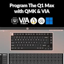 Keychron Q1 Max RGB QMK/VIA Custom Mechanical