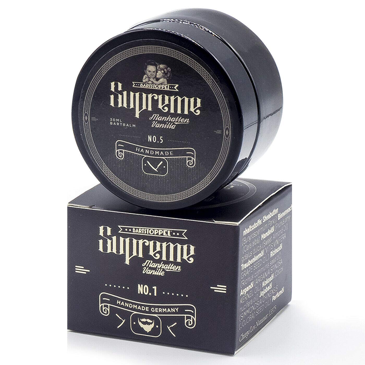 Beard Wax Vanilla Dream Scented | Hair Growth & Moisturiser | Bartstoppel© Barber Company | Supreme Care for Men