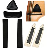 FENJANER Hair Arrow Rest &amp; Limb Silencers 2Pcs for Recurve Longbow Hunting | 2-pack hair arrow rest &amp; leather limb silencers, adhesive backed. For traditional recurve long bows, quiet hunting accessory