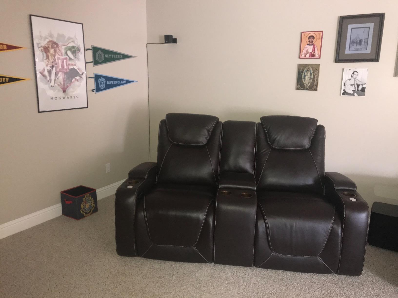 112/mo Finance Seatcraft Vienna Home Theater Seating Top Grain