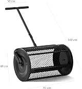 FEFE 24 Inch Compost Spreader with U-Shaped Handle for Lawn Care view 6