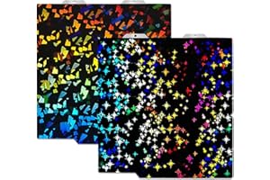 WEFUIT JUUPINE 3D Printer Platform 184x184mm A1 Mini Build Plate, Upgrade H1H Build Plate Smooth Flake+Smooth Galaxy Flexible Spring Steel Sheet for Bambu Lab A1 Mini 3D Printer.