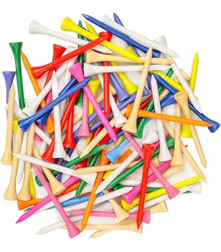 Amazon.com : TH Golf Bamboo Golf Tees 70mm | Pack of 50 & 100 | Multiple  Colour Options | Premium Eco Friendly Sustainable Durable Bamboo Golf Tees  (Black, Pack of 100) : Sports & Outdoors