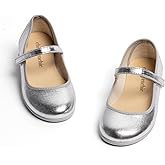 Childrenchic Mary Jane Shoes for Girls – Classic & Comfortable Dress Shoes for Kids & Toddlers – Perfect Flats for School, Play, and Special Occasions (Shimmer)