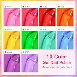 Shining She Neon Gel Nail Polish 10 Colors 8ml Soak Off UV/LED view 2